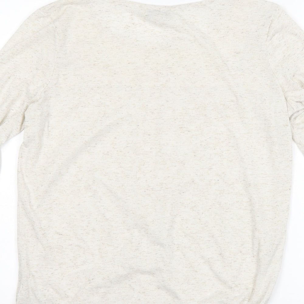 NEXT Womens Beige   Basic T-Shirt Size 8