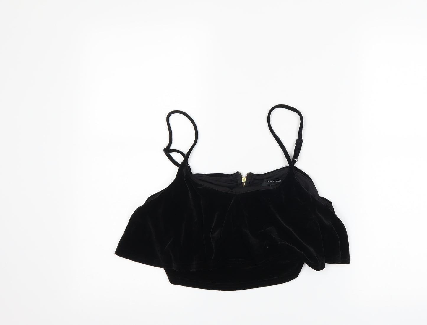 New Look Womens Black   Cropped Tank Size 14