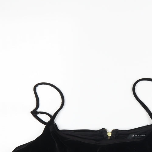 New Look Womens Black   Cropped Tank Size 14