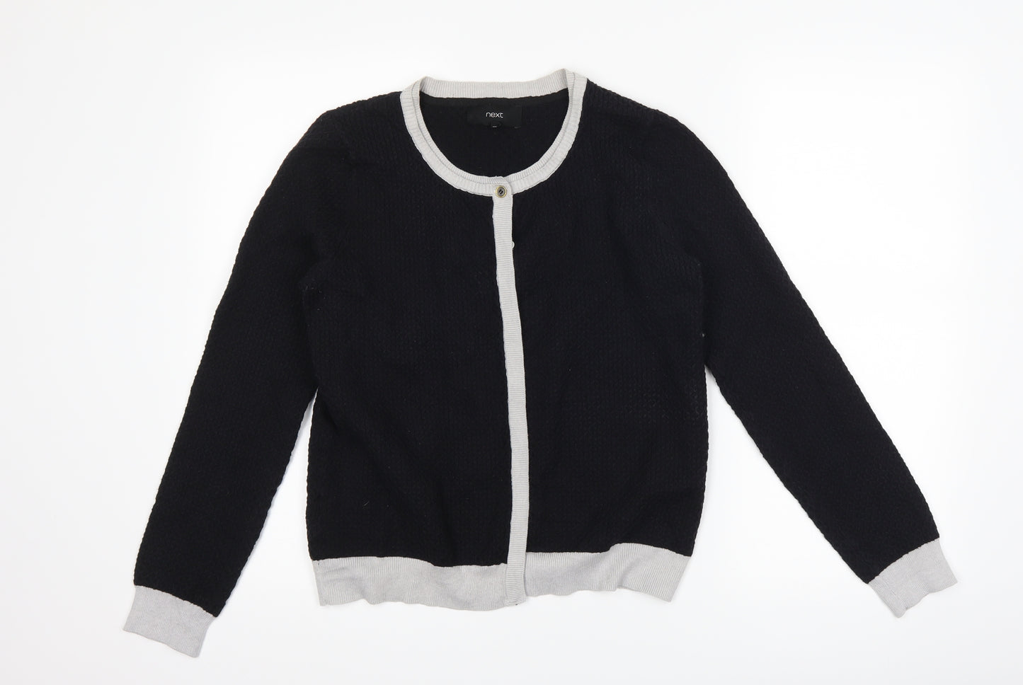 NEXT Womens Black   Cardigan Jumper Size 12