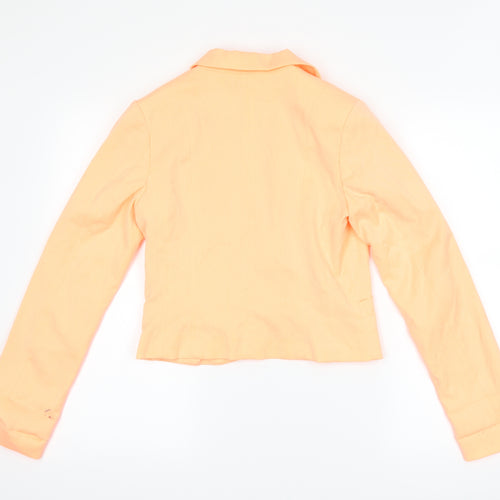 H&M Womens Orange   Jacket Suit Jacket Size 10  - neon