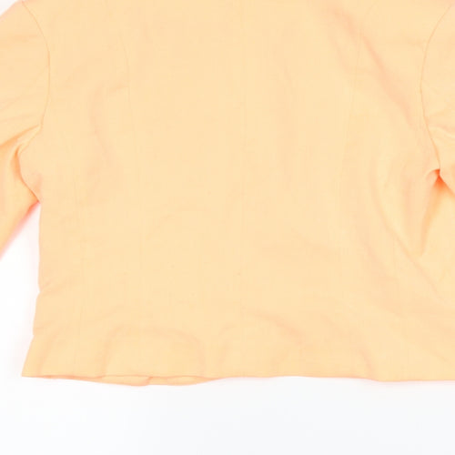 H&M Womens Orange   Jacket Suit Jacket Size 10  - neon