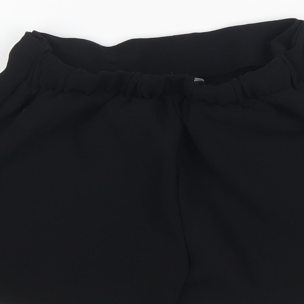 River Island Girls Black   Utility Shorts Size 5-6 Years