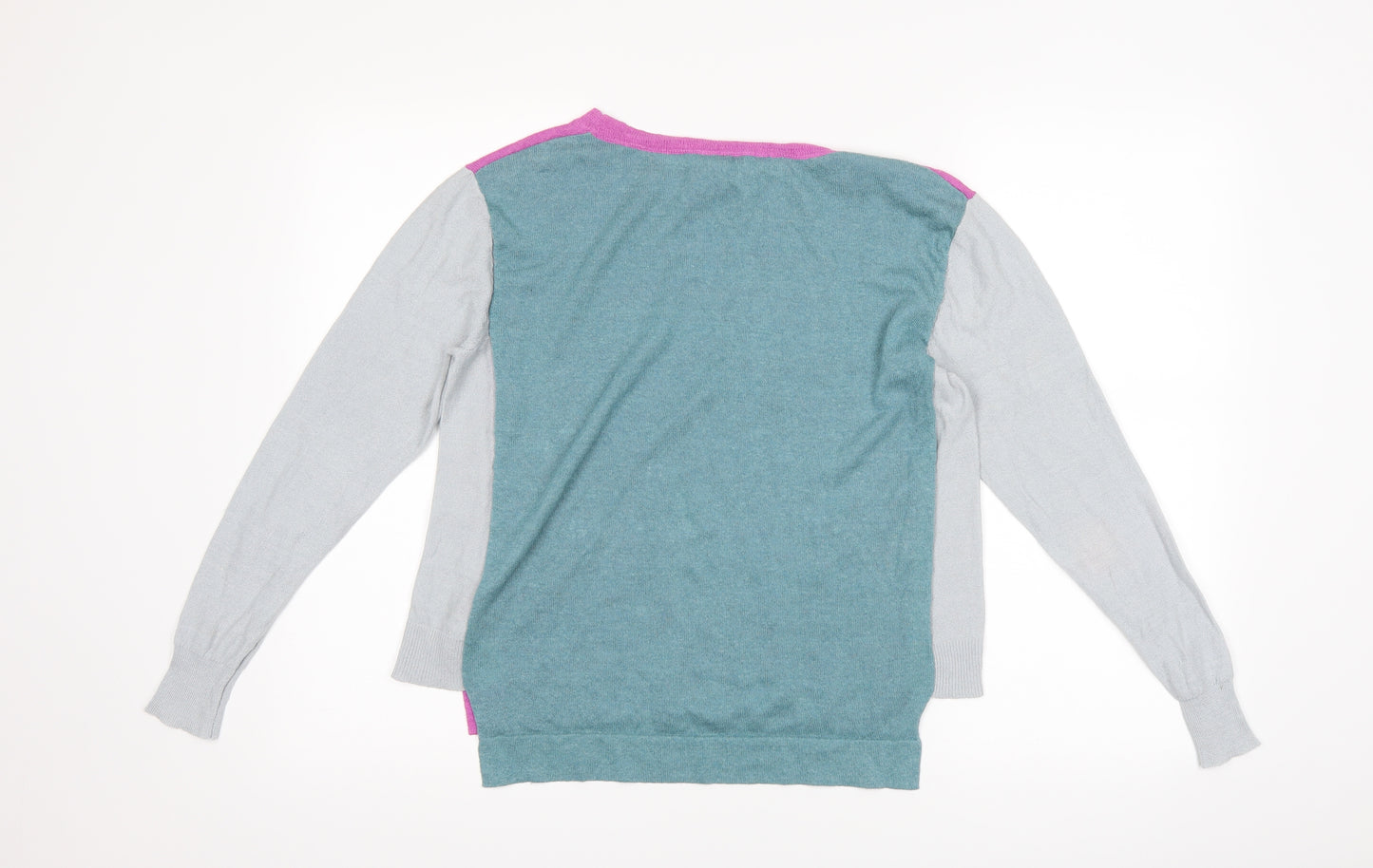 White Stuff Womens Purple Striped  Pullover Jumper Size 12