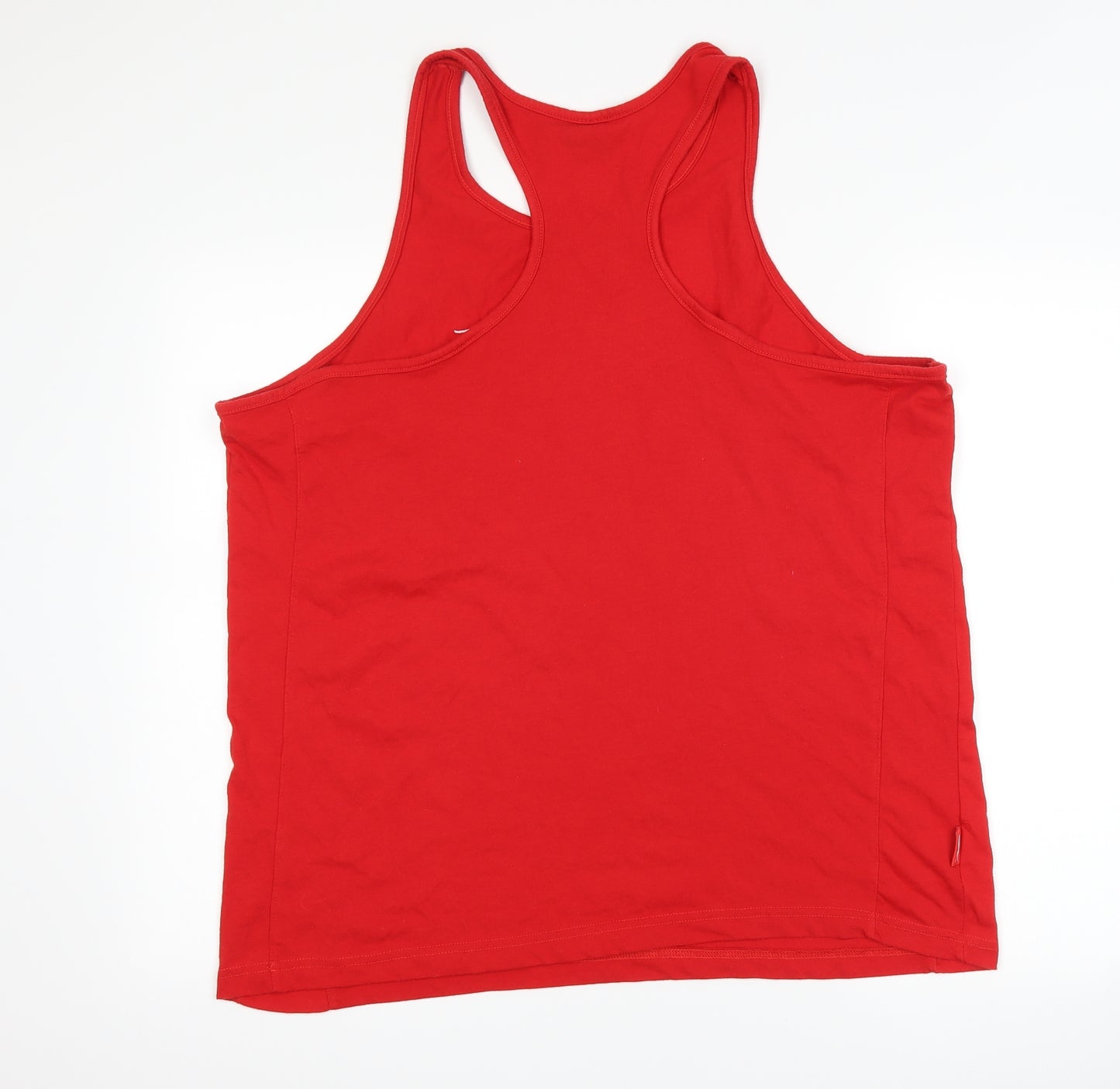 Slazenger Mens Red   Basic Tank Size 2XL