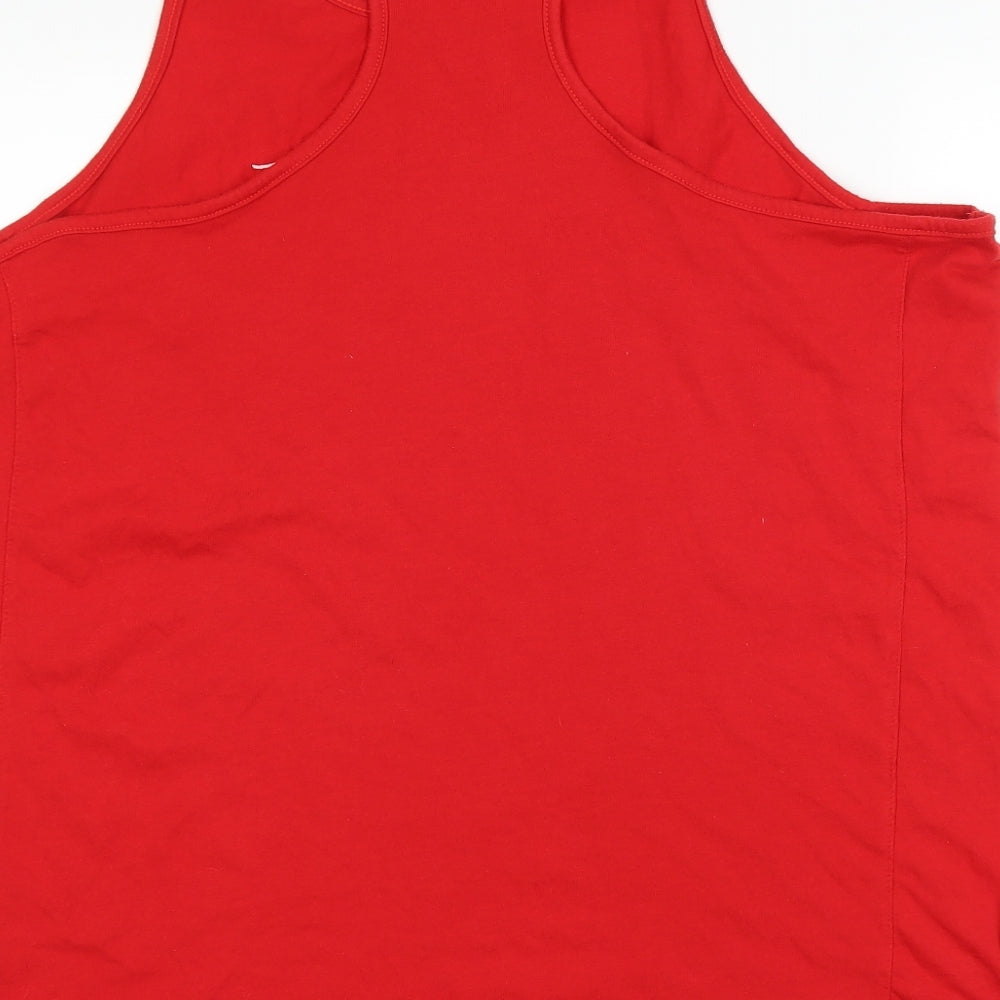 Slazenger Mens Red   Basic Tank Size 2XL