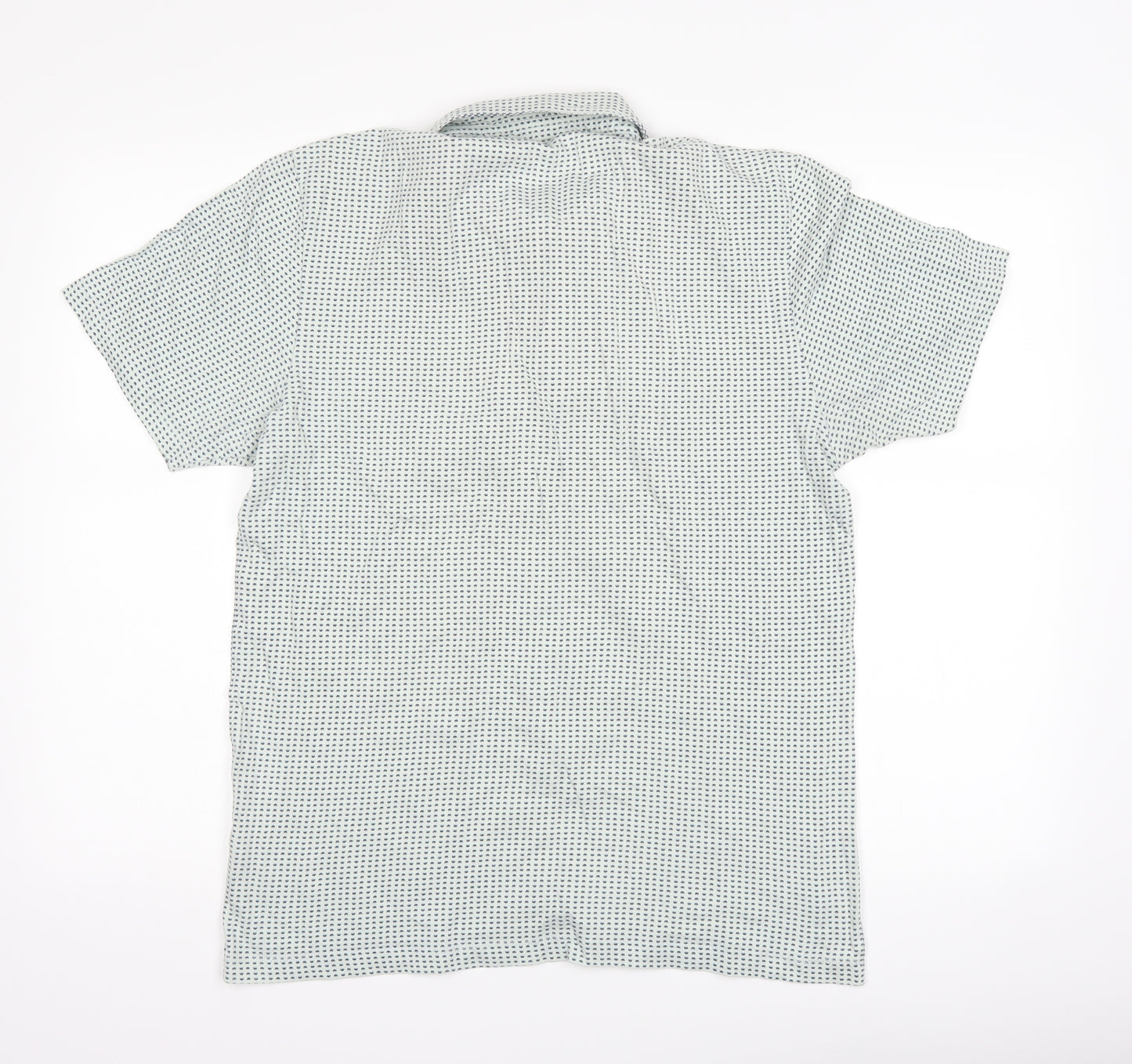 NEXT Mens Blue Polka Dot   Polo Size M