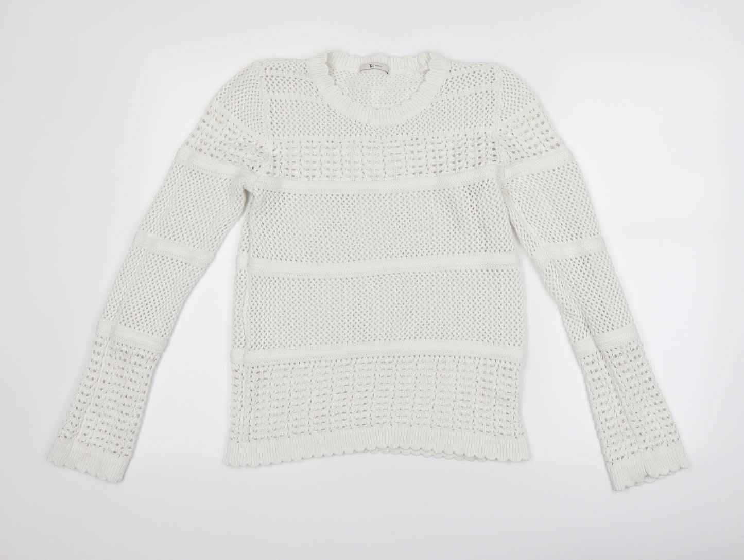 TU Womens White   Pullover Jumper Size 14