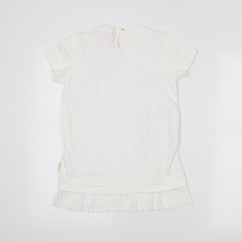 Baker Girls White   Basic T-Shirt Size 11-12 Years
