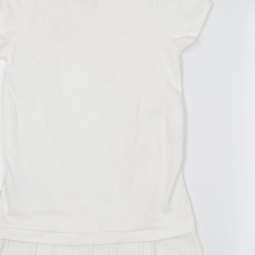Baker Girls White   Basic T-Shirt Size 11-12 Years