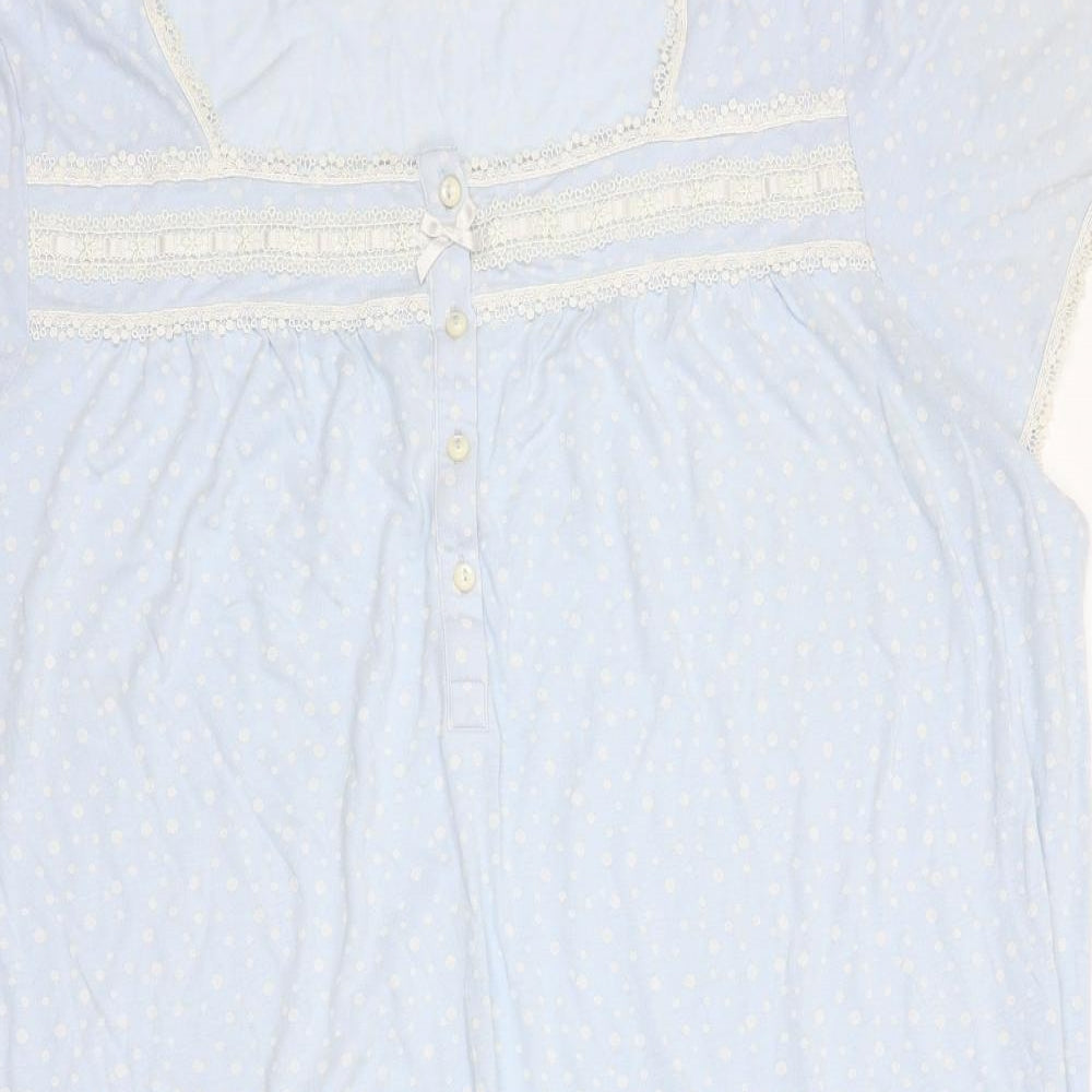 M&S Womens Blue Polka Dot  Cami Dress Size 20