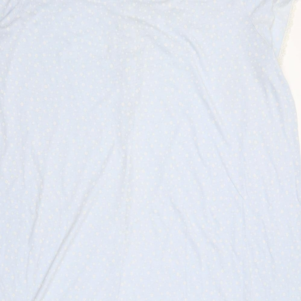 M&S Womens Blue Polka Dot  Cami Dress Size 20