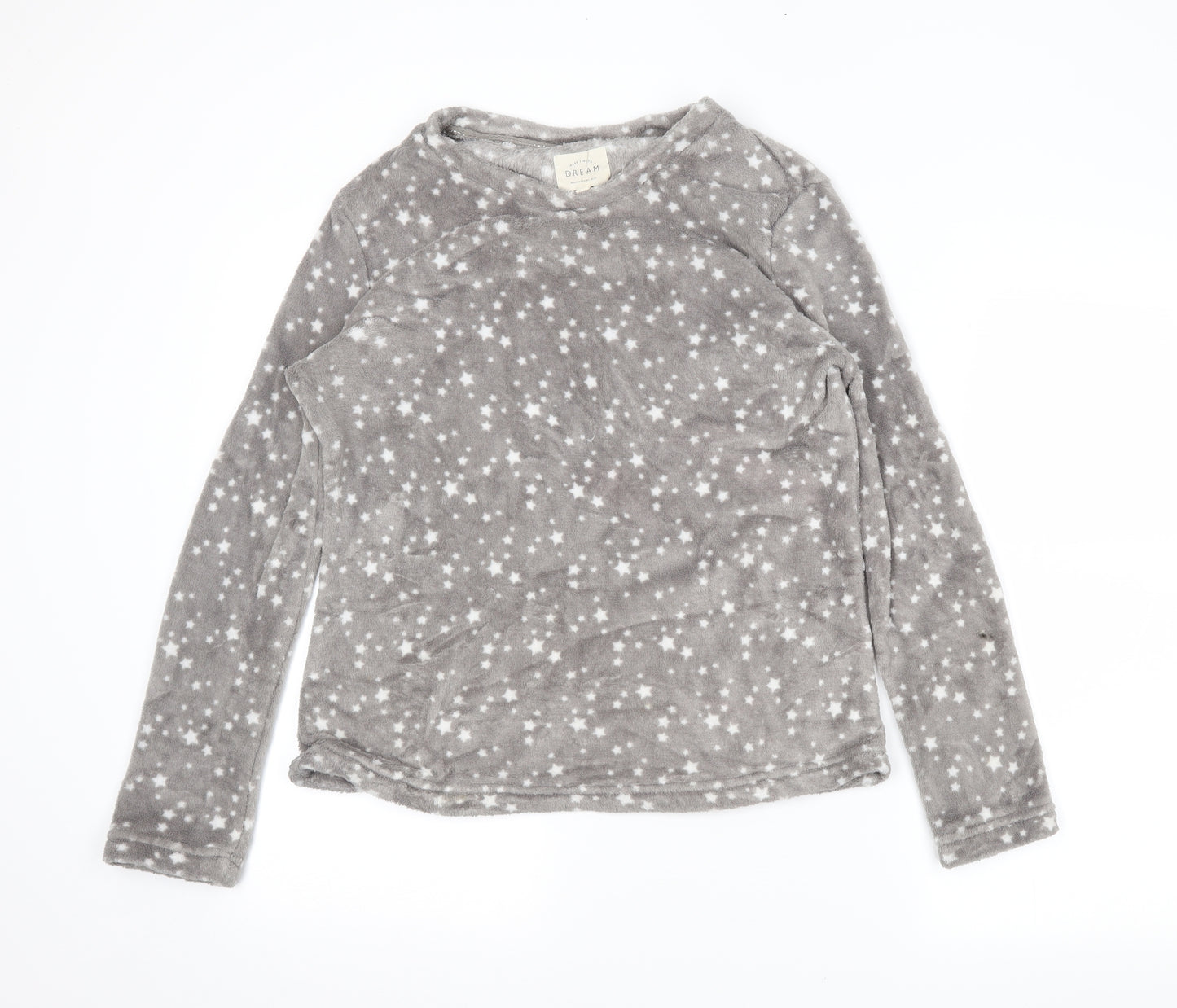 NEXT Womens Grey Solid  Top Pyjama Top Size M