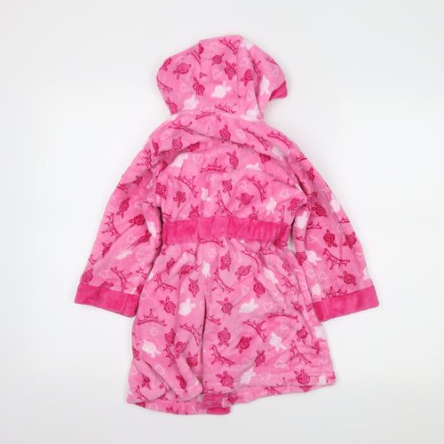 Disney Girls Pink Solid  Cami Robe Size 4-5 Years