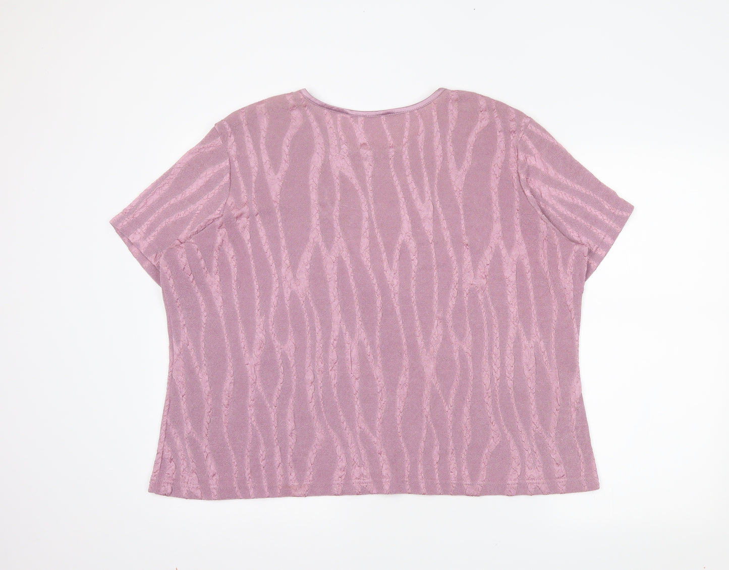 Bonmarché Womens Pink   Basic Blouse Size XL