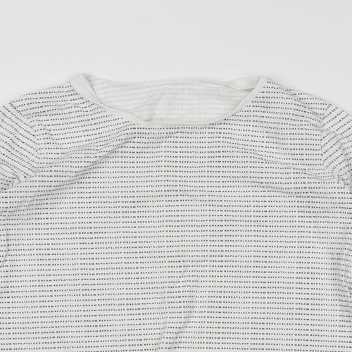 George Girls White   Basic T-Shirt Size 10-11 Years