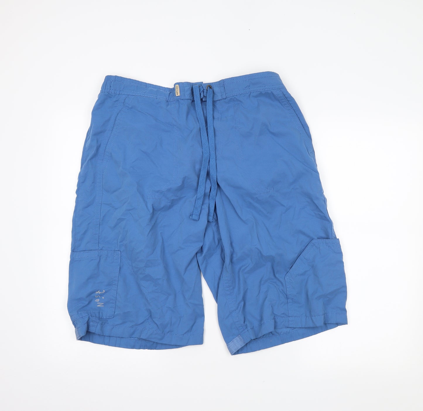 M&S Mens Blue   Cargo Shorts Size L