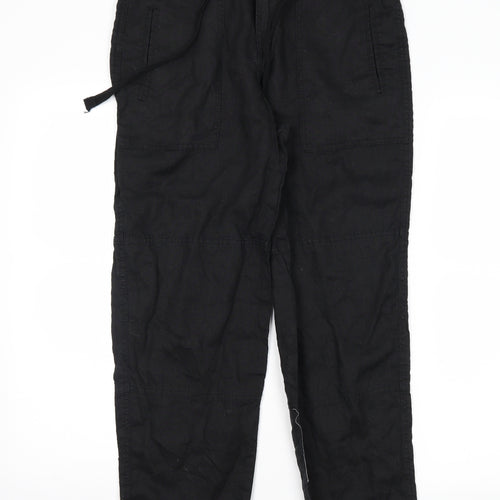 F&F Womens Black   Cargo Trousers Size 12 L25 in