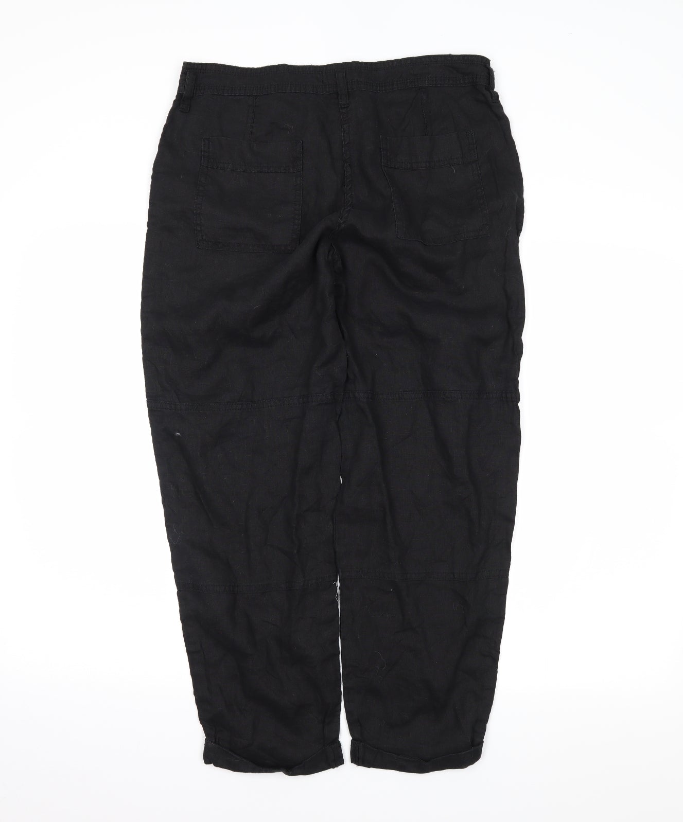 F&F Womens Black   Cargo Trousers Size 12 L25 in