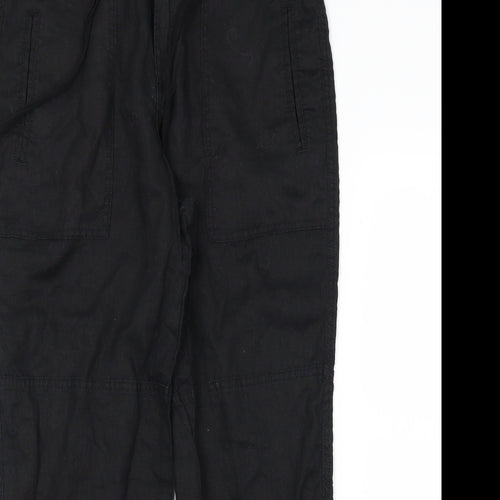 F&F Womens Black   Cargo Trousers Size 12 L25 in