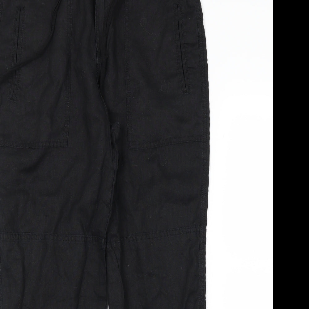 F&F Womens Black   Cargo Trousers Size 12 L25 in