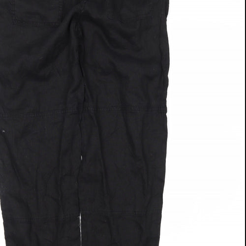 F&F Womens Black   Cargo Trousers Size 12 L25 in
