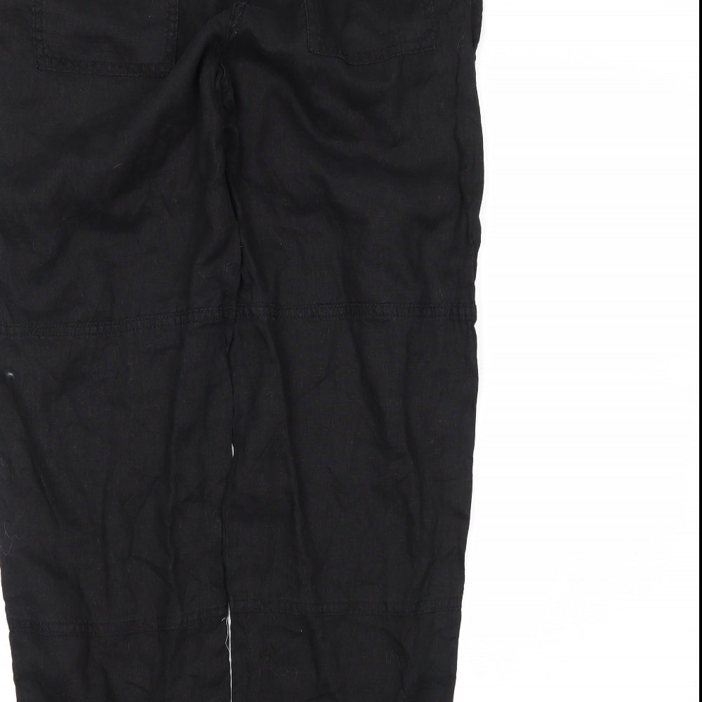 F&F Womens Black   Cargo Trousers Size 12 L25 in