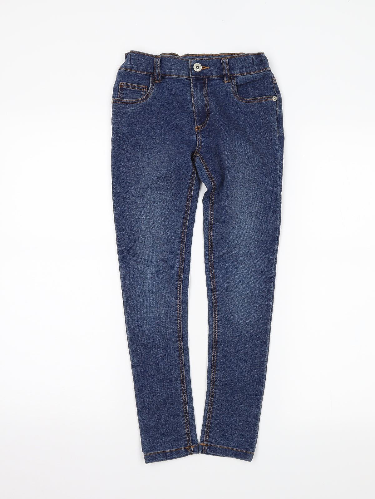 bluzoo Girls Blue  Denim Skinny Jeans Size 9 Years