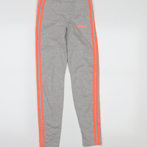 adidas Girls Grey   Jogger Trousers Size 11-12 Years