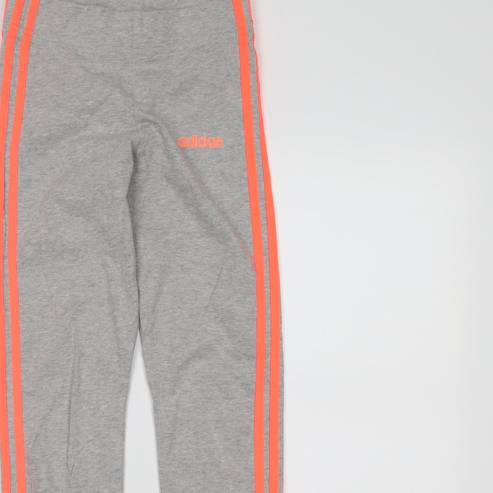 adidas Girls Grey   Jogger Trousers Size 11-12 Years