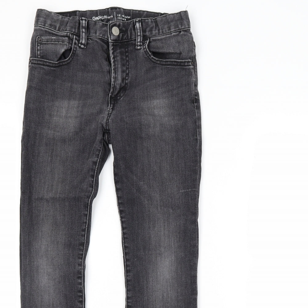 Gap Boys Grey  Denim Skinny Jeans Size 12 Years