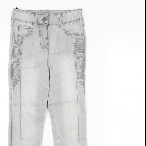 TU Girls Grey  Denim Skinny Jeans Size 7 Years