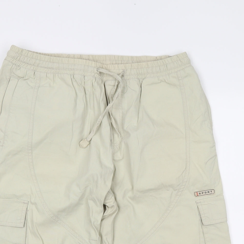cordial Mens Beige   Cargo Shorts Size XL