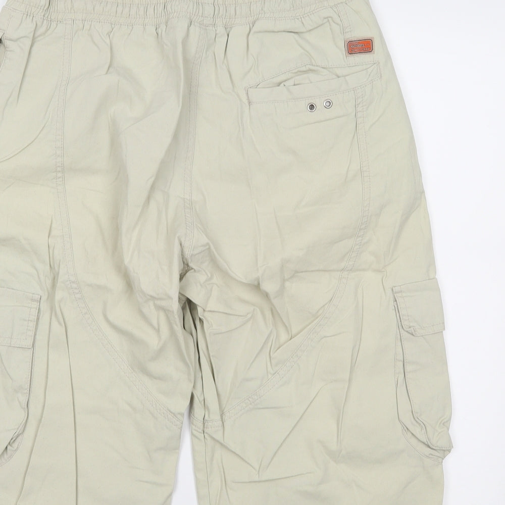 cordial Mens Beige   Cargo Shorts Size XL