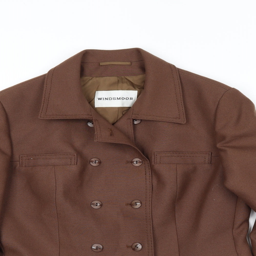 Windsmoor Womens Brown   Jacket Blazer Size 14