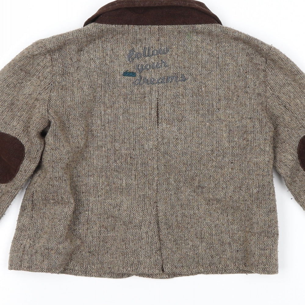 mamas & papas Baby Brown   Jacket Blazer Size 12-18 Months