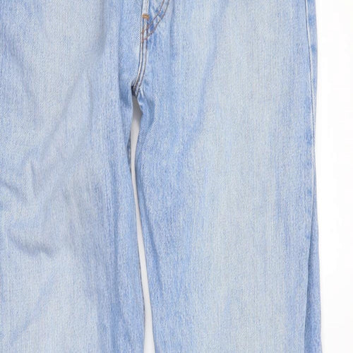 LEVIS Mens Blue  Denim Straight Jeans Size 32 in L32 in