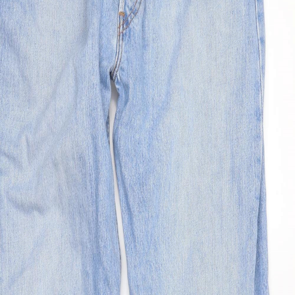 LEVIS Mens Blue  Denim Straight Jeans Size 32 in L32 in