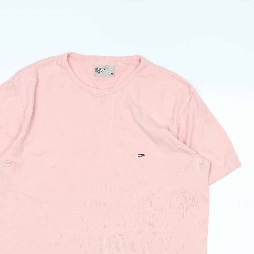 Tommy Hilfiger Mens Pink    T-Shirt Size M