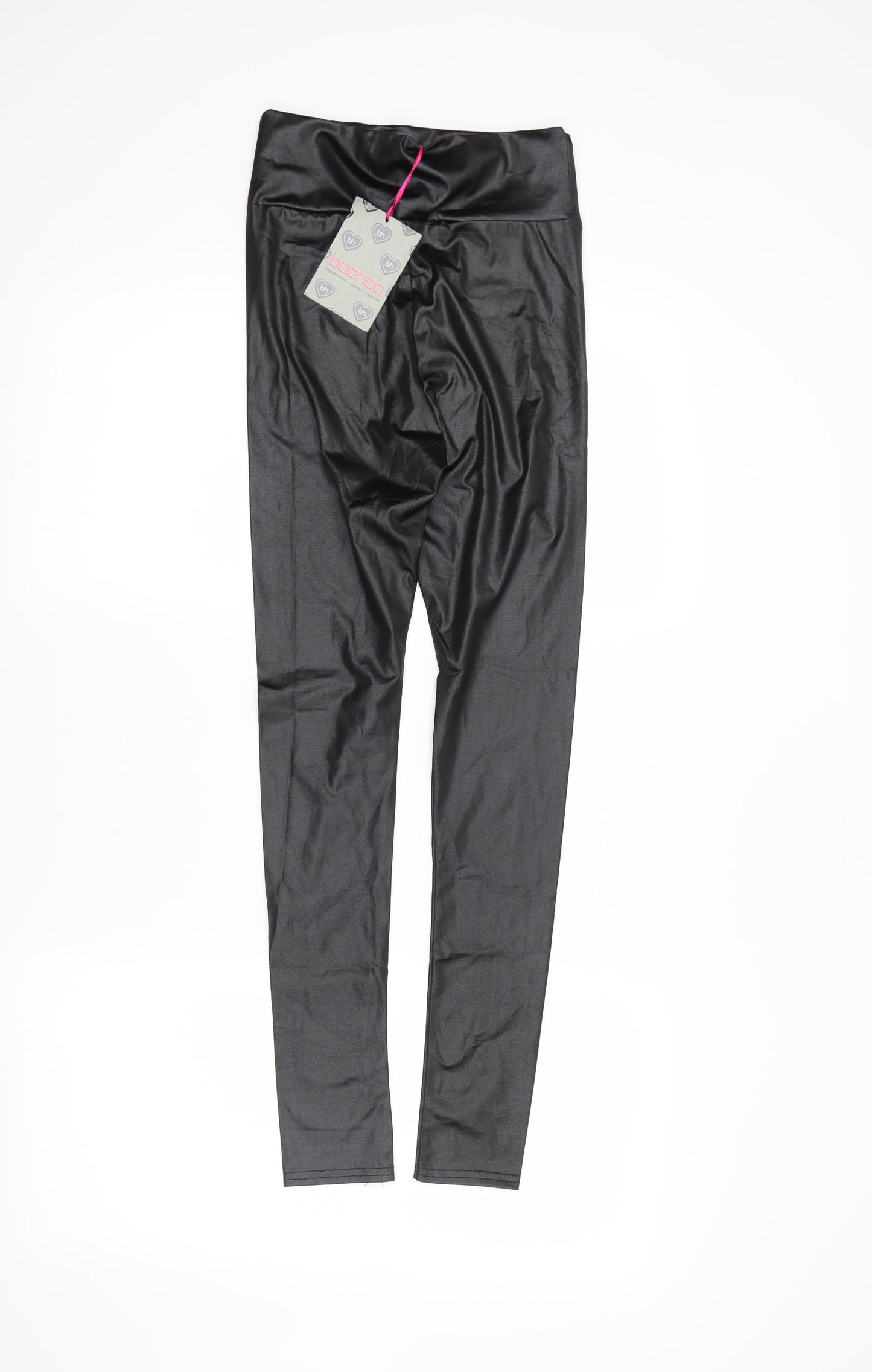 Boohoo Womens Black   Pedal Pusher Leggings Size 6 L20 in