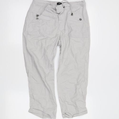 F7F Womens Grey   Bermuda Shorts Size 10