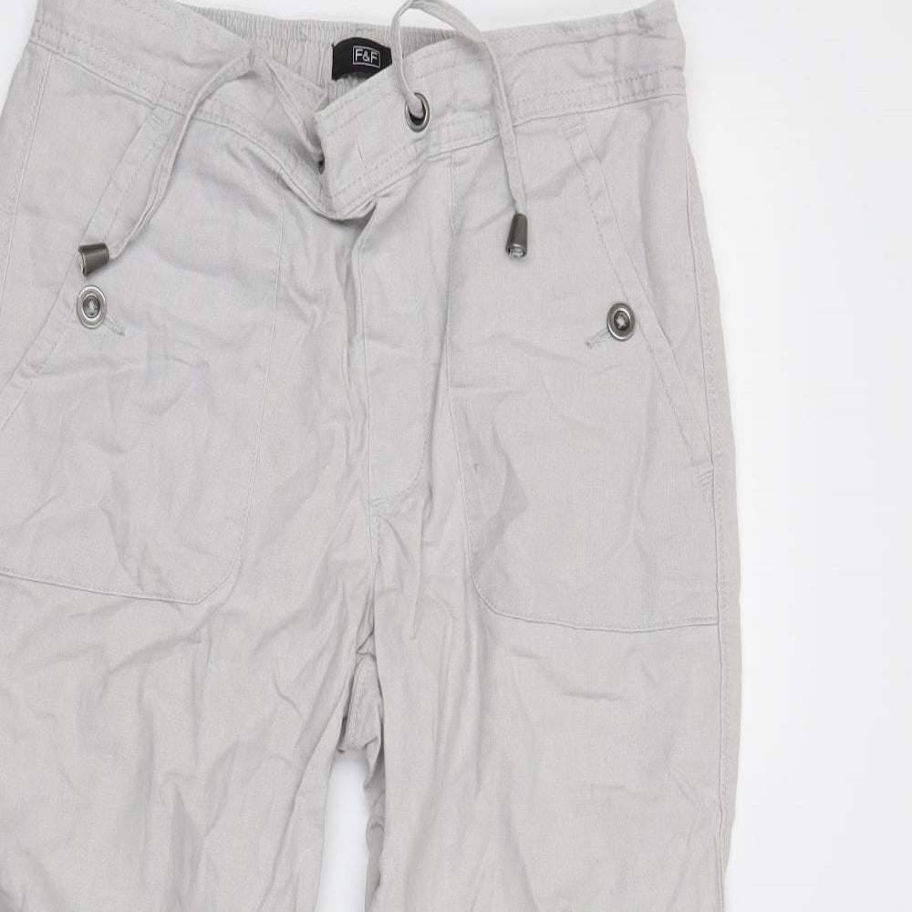 F7F Womens Grey   Bermuda Shorts Size 10