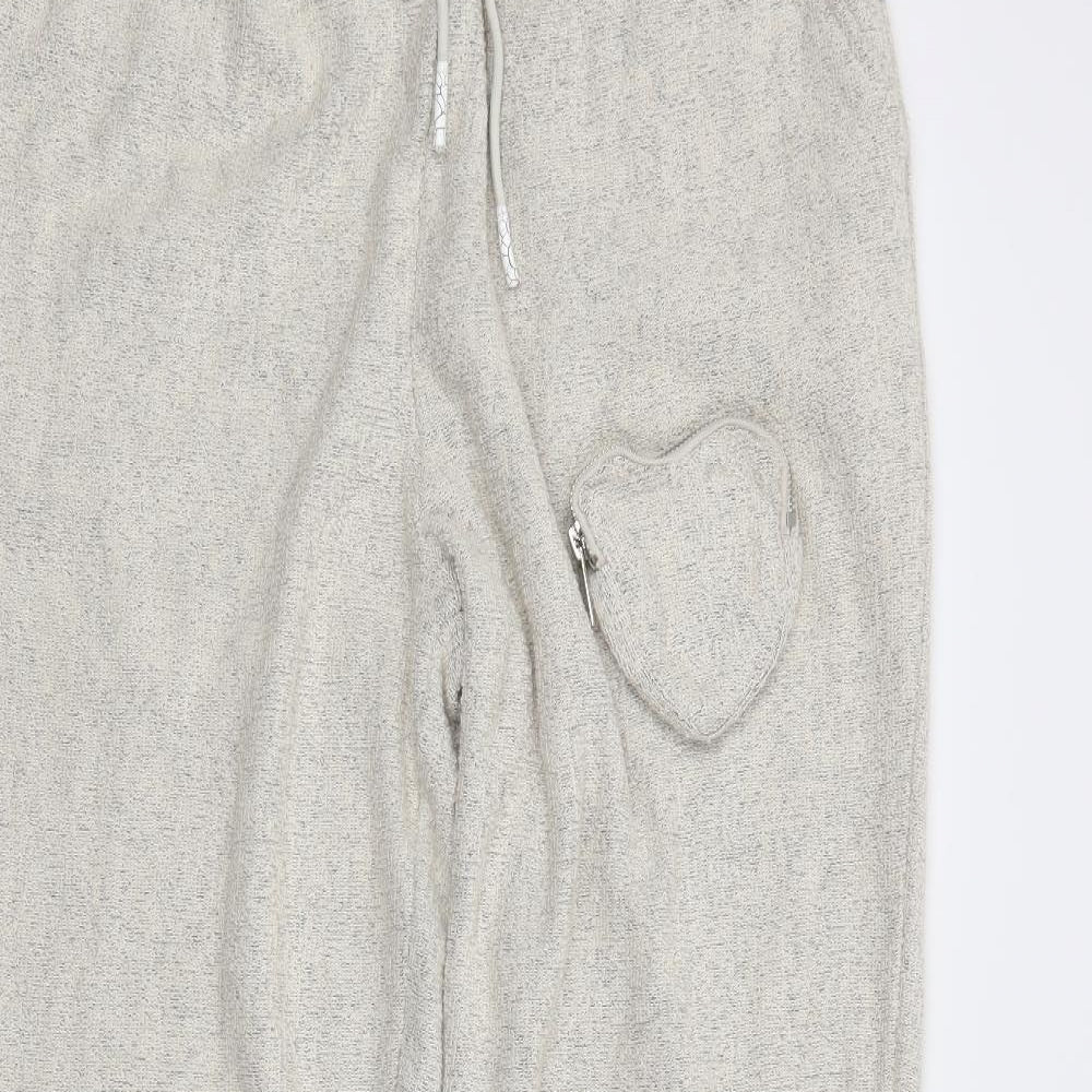 Maniere De Voir Womens Ivory   Jogger Trousers Size 14 L30 in