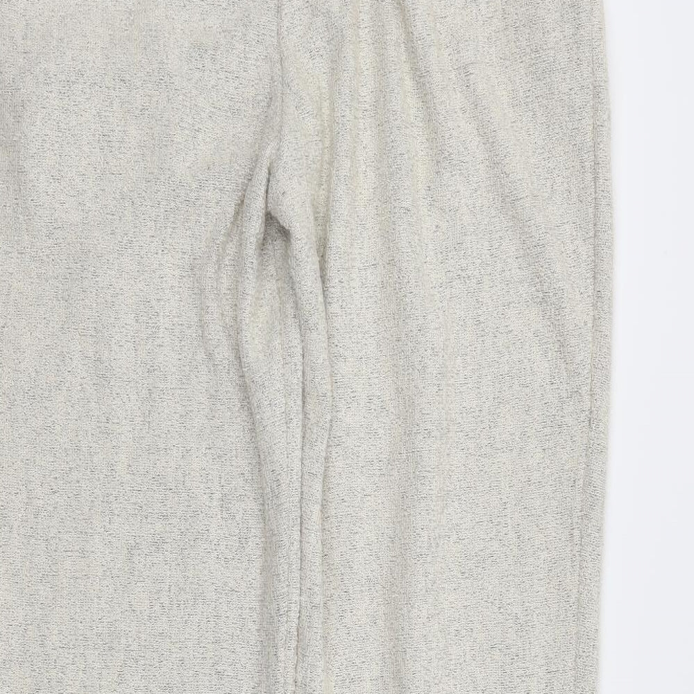 Maniere De Voir Womens Ivory   Jogger Trousers Size 14 L30 in