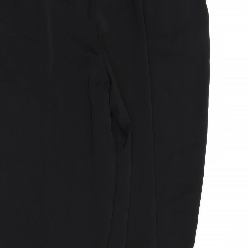 Boohoo Womens Black   Trousers  Size 14 L27 in