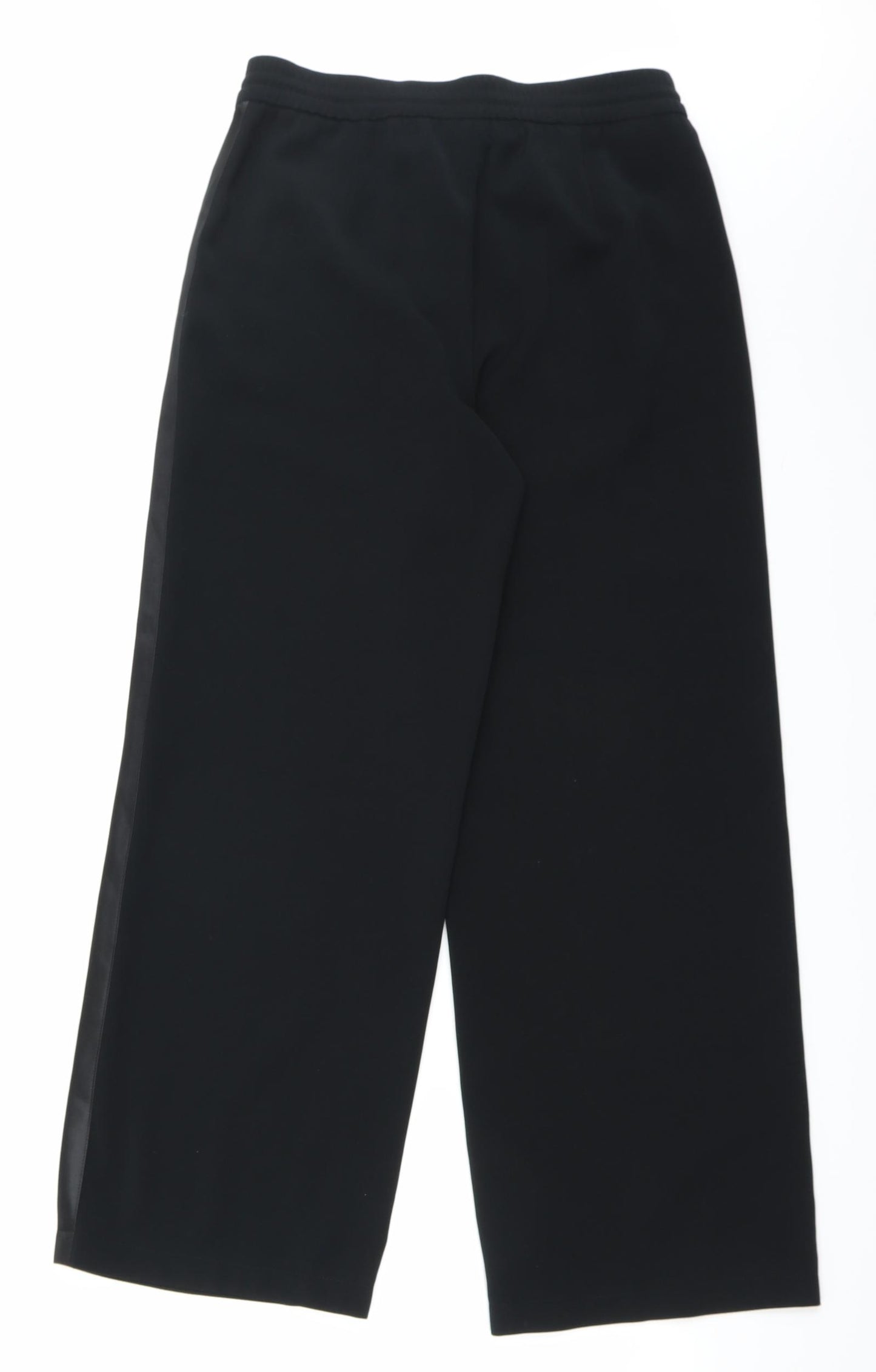 Mac Womens Black   Trousers  Size 10 L28 in - Stripes