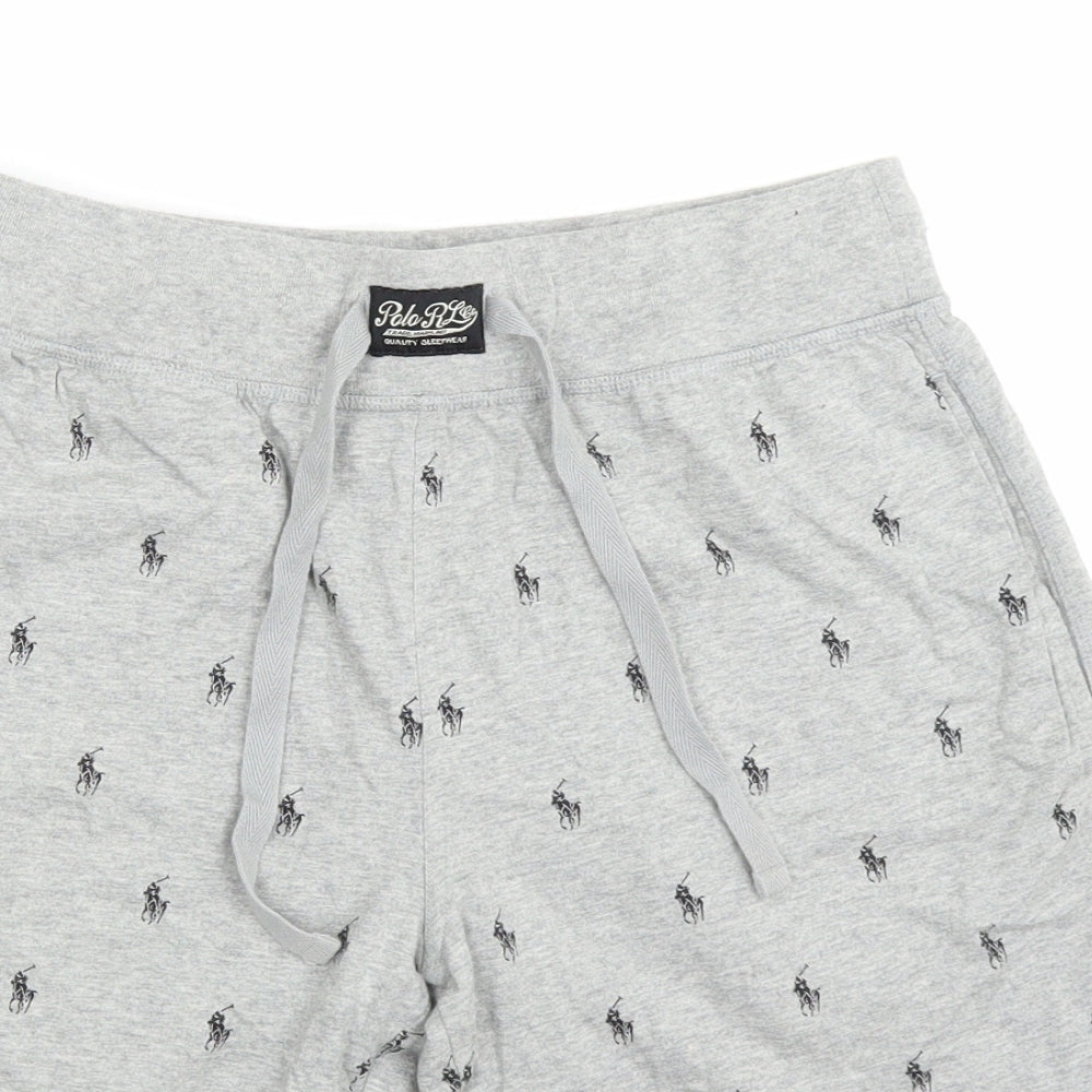 Polo Ralph Lauren Womens Grey Polka Dot   Pyjama Pants Size M  - Elastic Waist