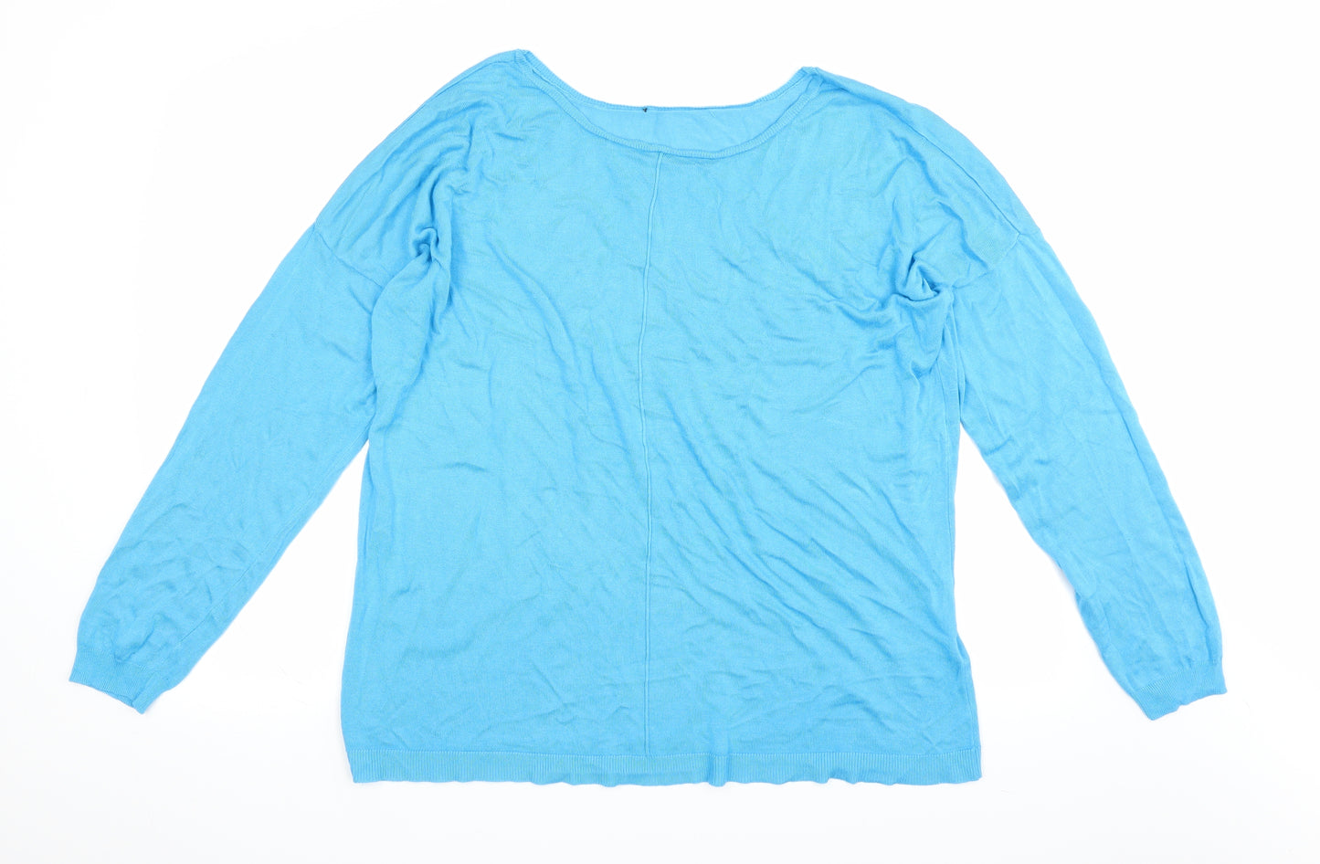 Atmosphere Womens Blue  Knit Pullover Jumper Size 20