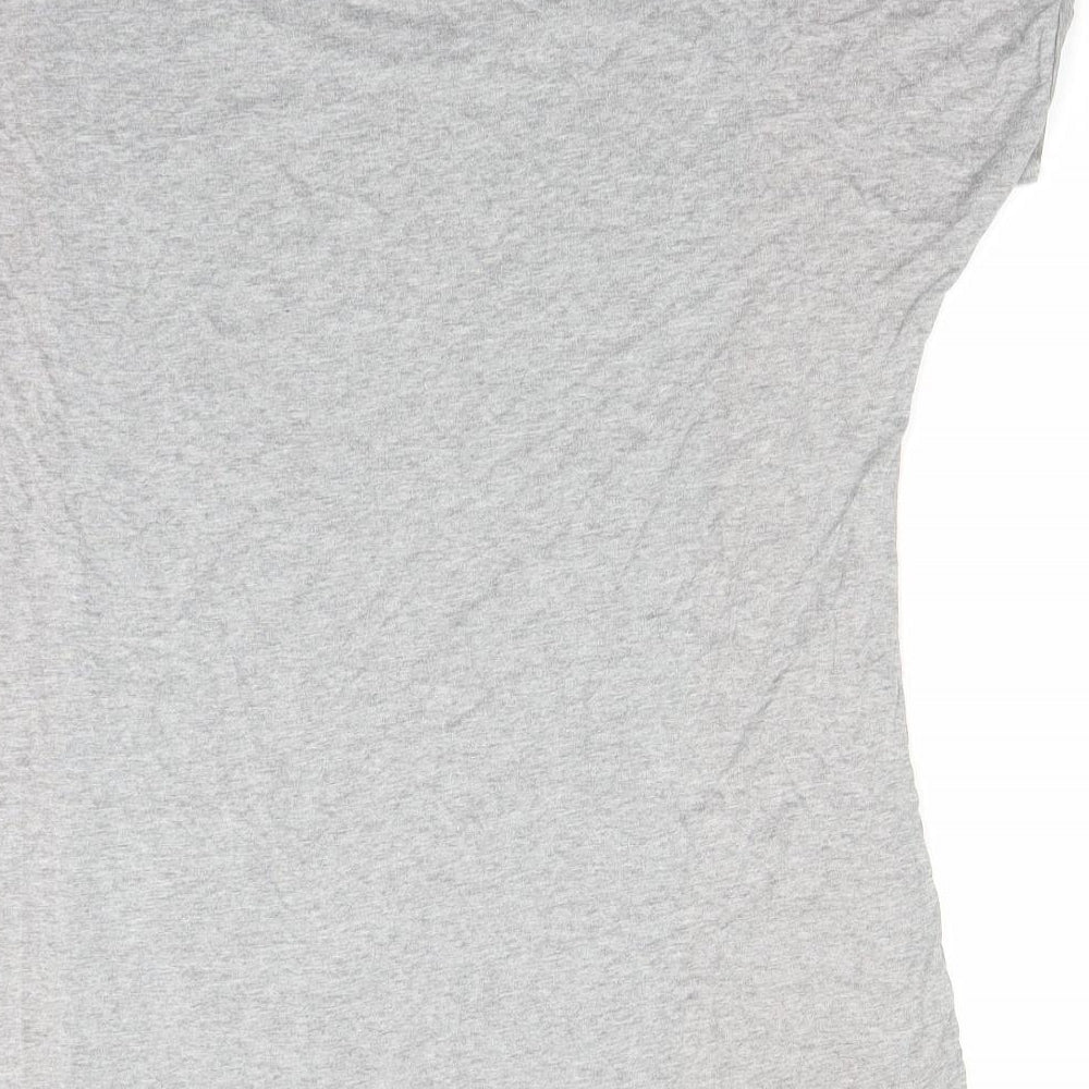 Select Womens Grey Colourblock  Basic T-Shirt Size 16