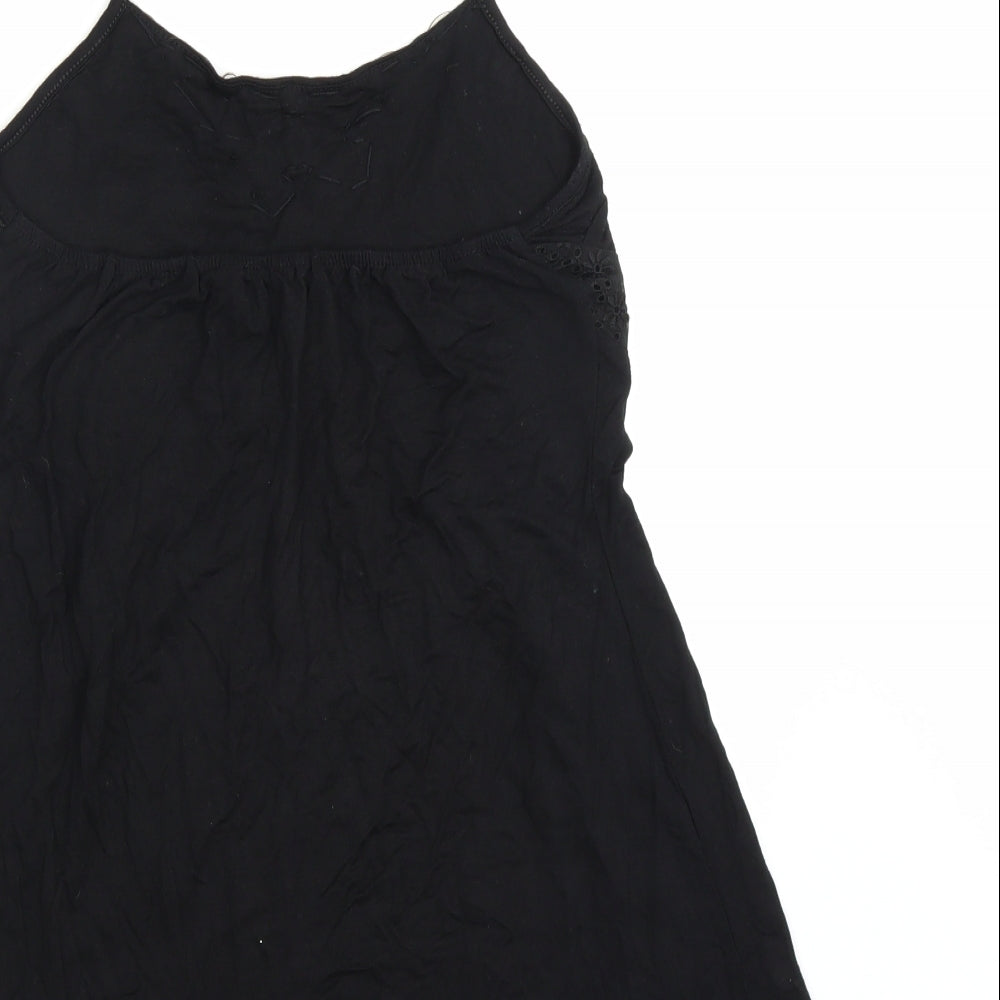 Sanprit Womens Black   Basic Blouse Size M  - Jewelled